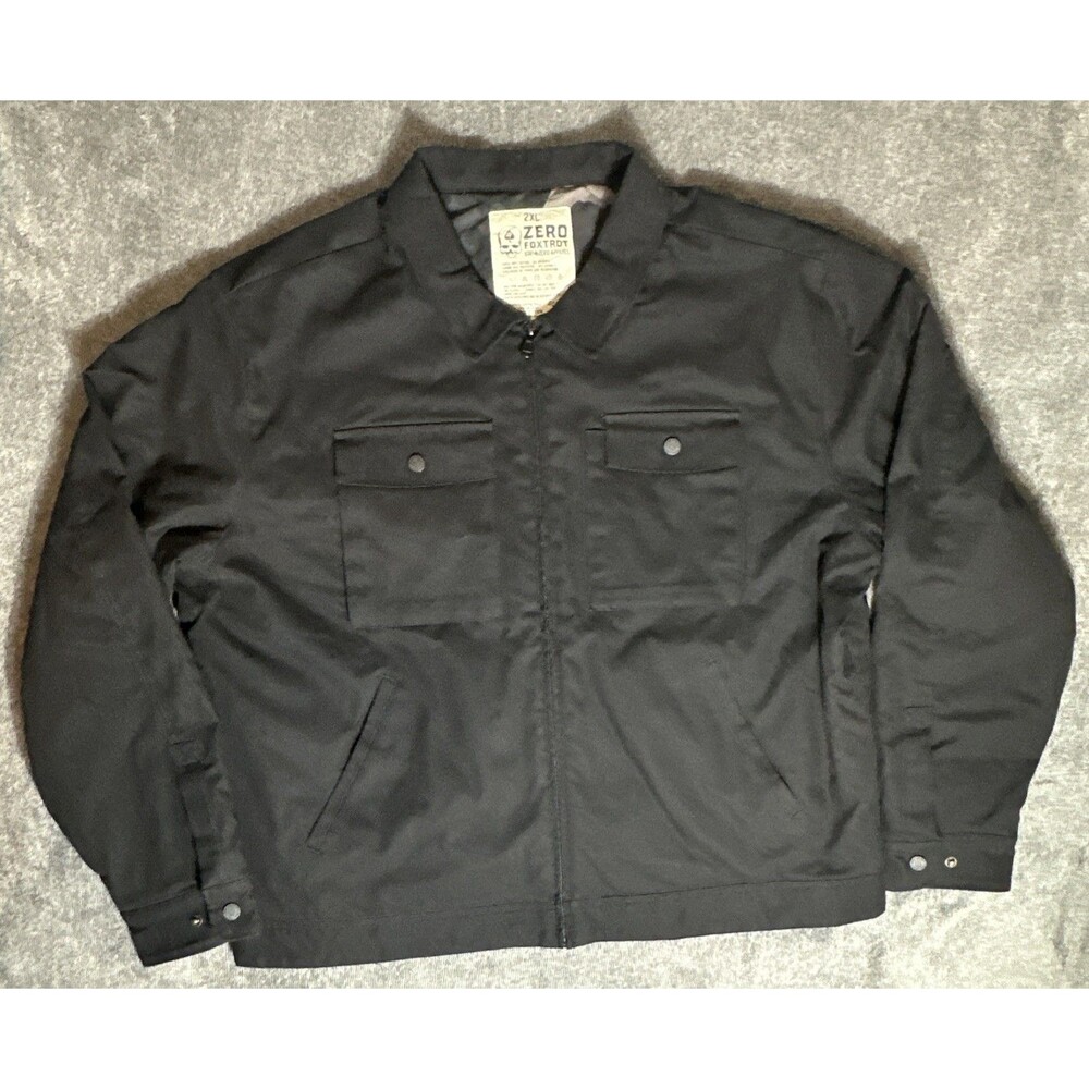 Zero Foxtrot Insulated Trucker Jacket Mens 2XL Black Camo Woobie Lining Sold Out